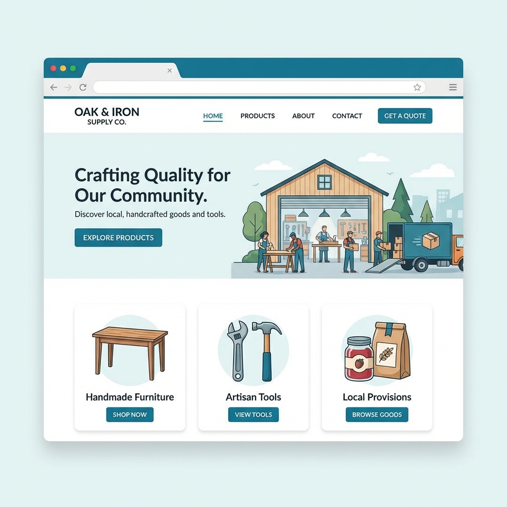 Website Bisnis & LP preview